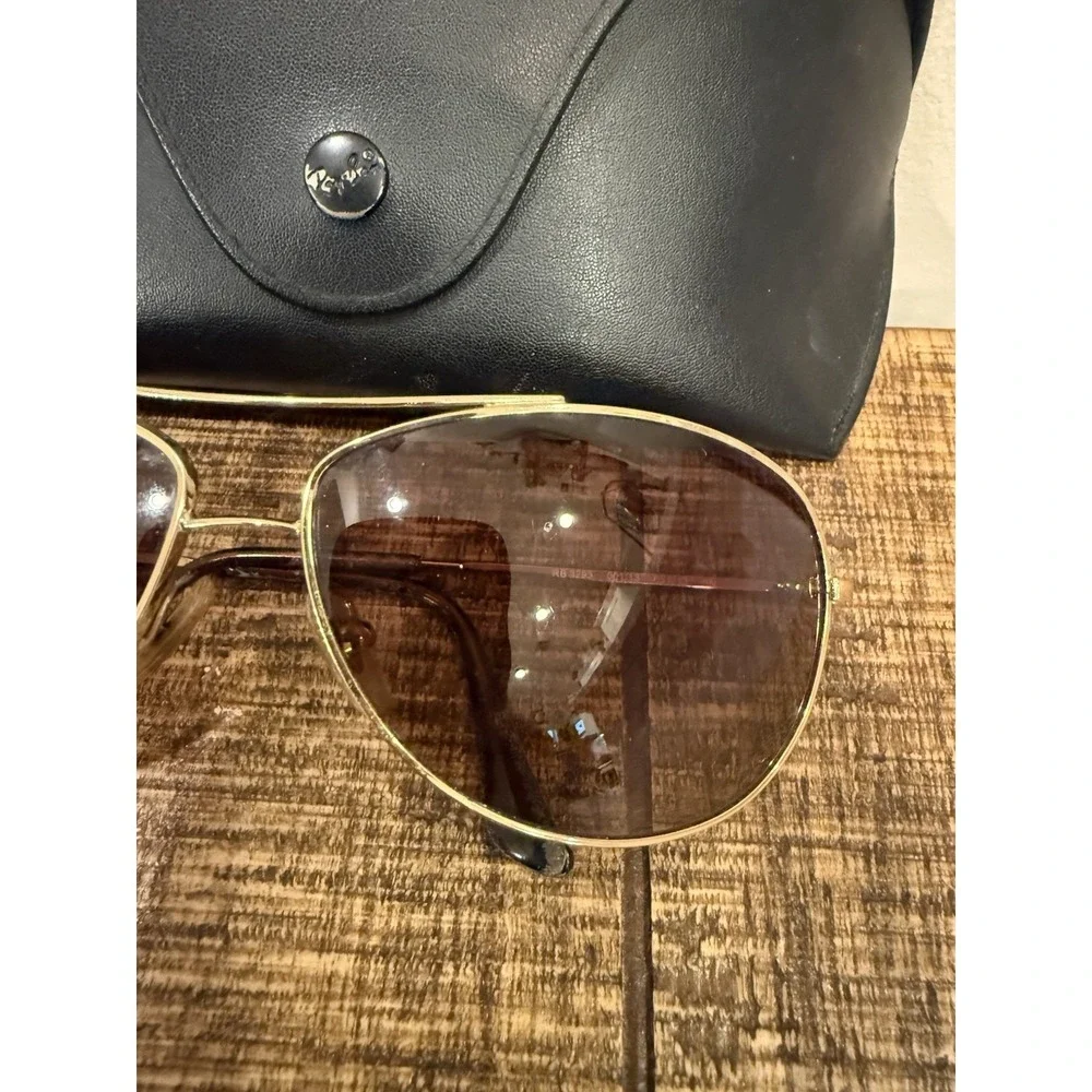 Ray Ban RB3293 001/13 63/13 GOLD W/ BROWN GRADIENT LENS